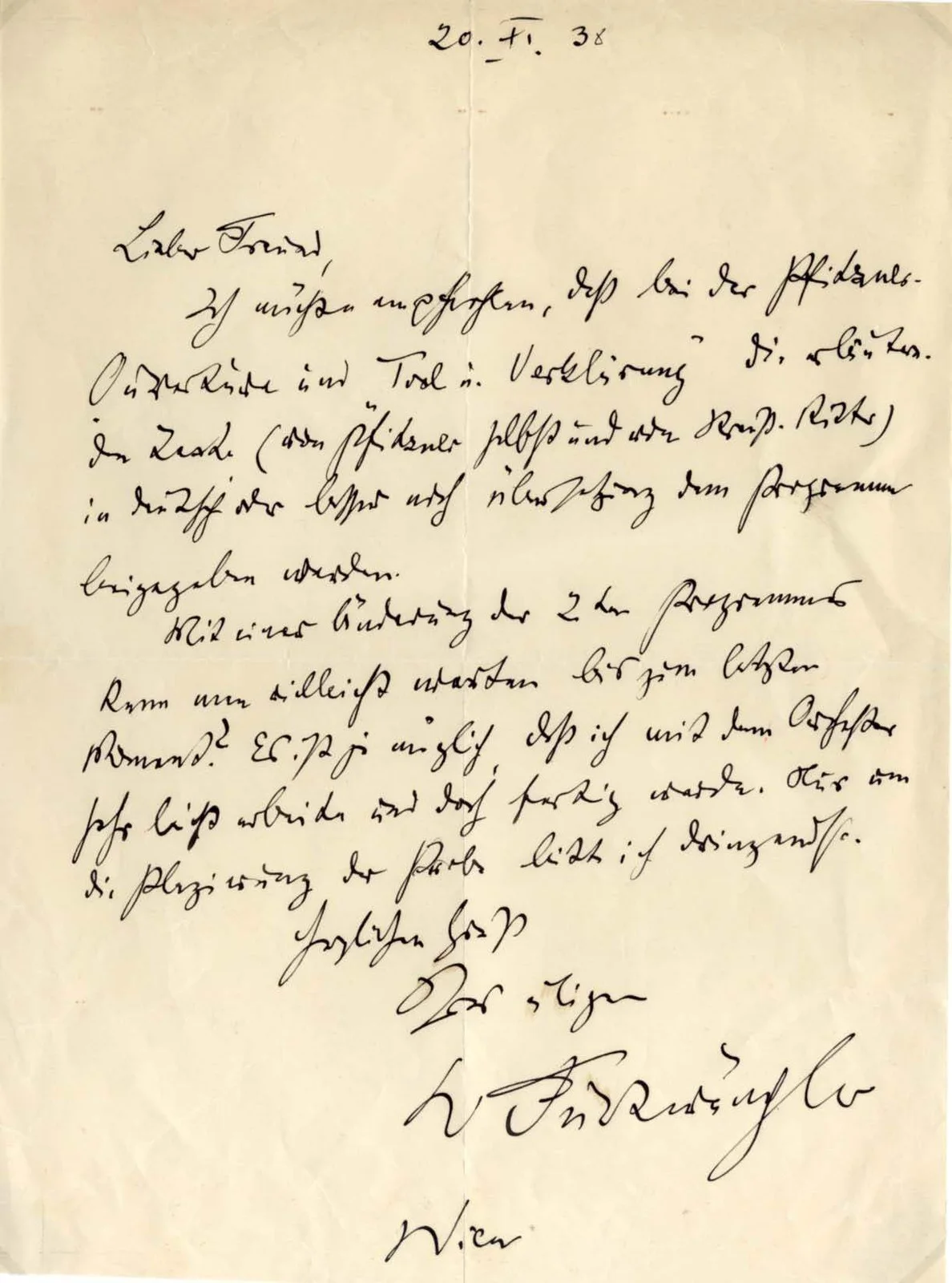 CONDUCTOR Wilhelm Furtwängler autograph letter signed & mounted, изображение 2