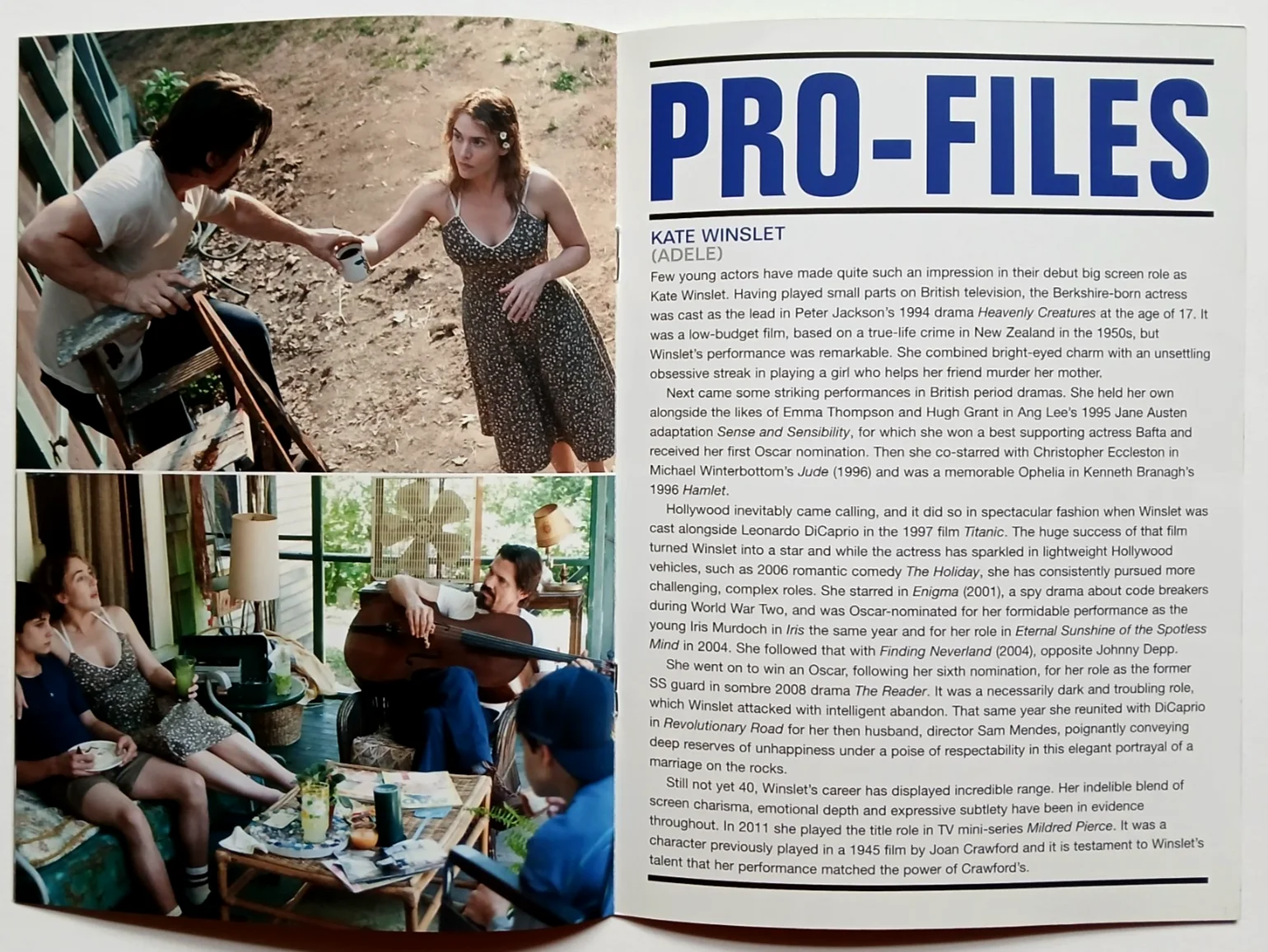 Labor Day Promo Film Booklet Kate Winslet Josh Brolin, image 4