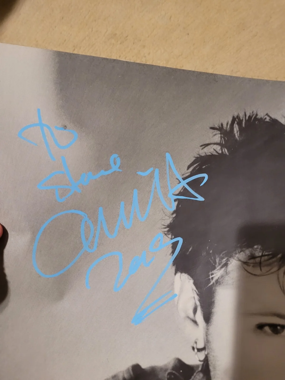 Corey Hart Signed autograph First Offense Lp Poster PSA COA Rare Full Auto, image 4