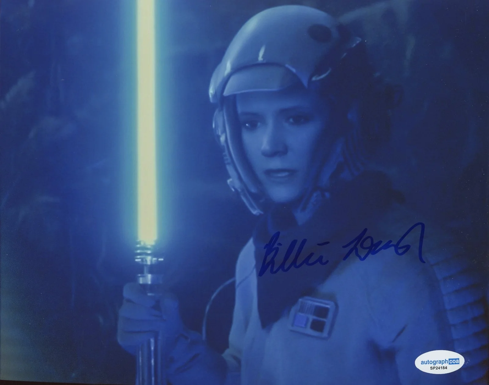 Billie Lourd — Billie Lourd Signed STAR WARS RISE OF SKYWALKER as Leia Organa 8x10 Photo ACOA, изображение 2