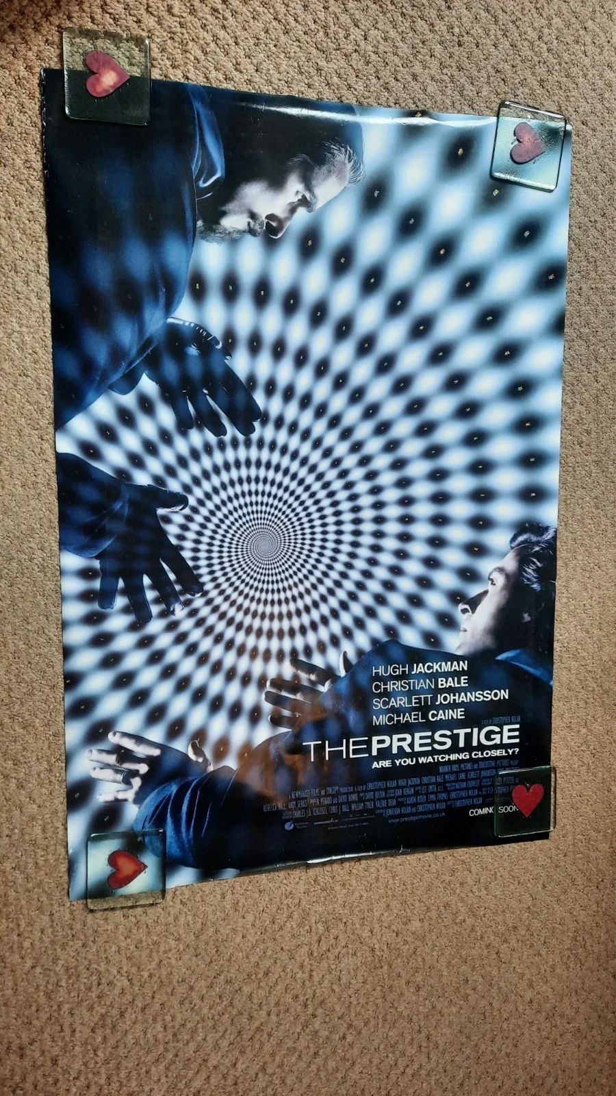 The Prestige (2006) Original D/S UK Cinema Quad Poster, Christopher Nolan, image 3