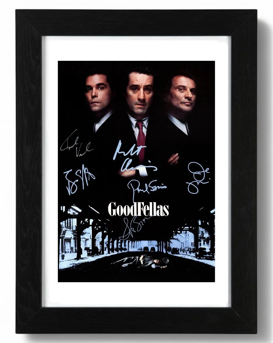 Goodfellas Full Cast Signed Autograph PHOTO Pre Print 6x4/A4/ Framed, изображение 2