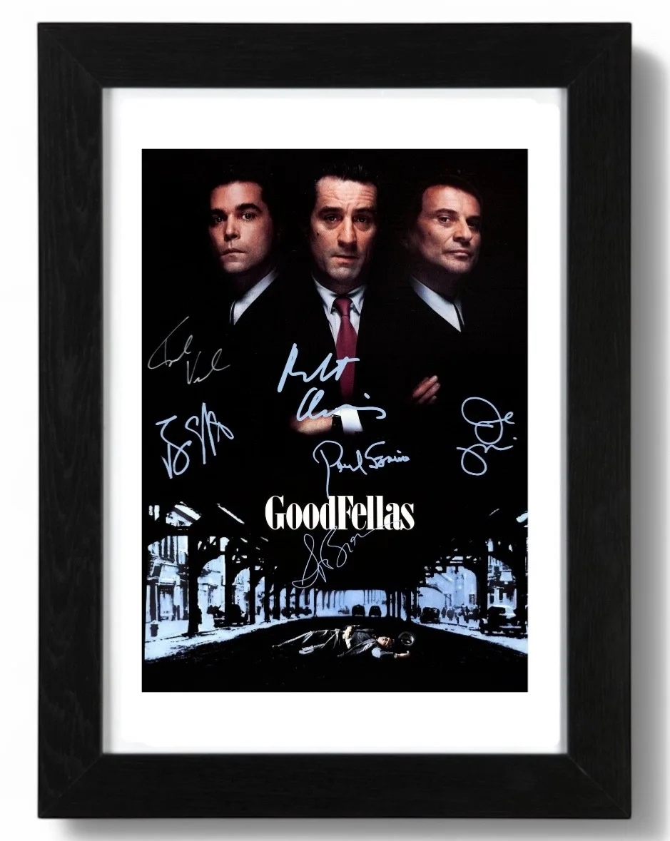 Goodfellas Full Cast Signed Autograph PHOTO Pre Print 6x4/A4/ Framed, изображение 3