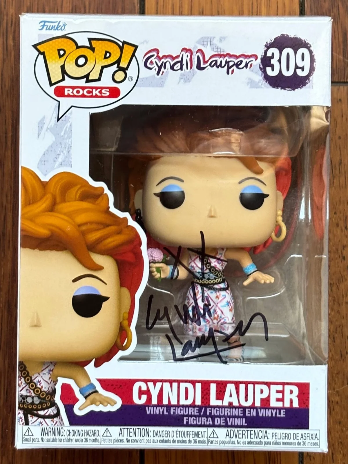Cyndi Lauper — Cyndi Lauper Funko Pop Signed Autographed w/COA, image 4