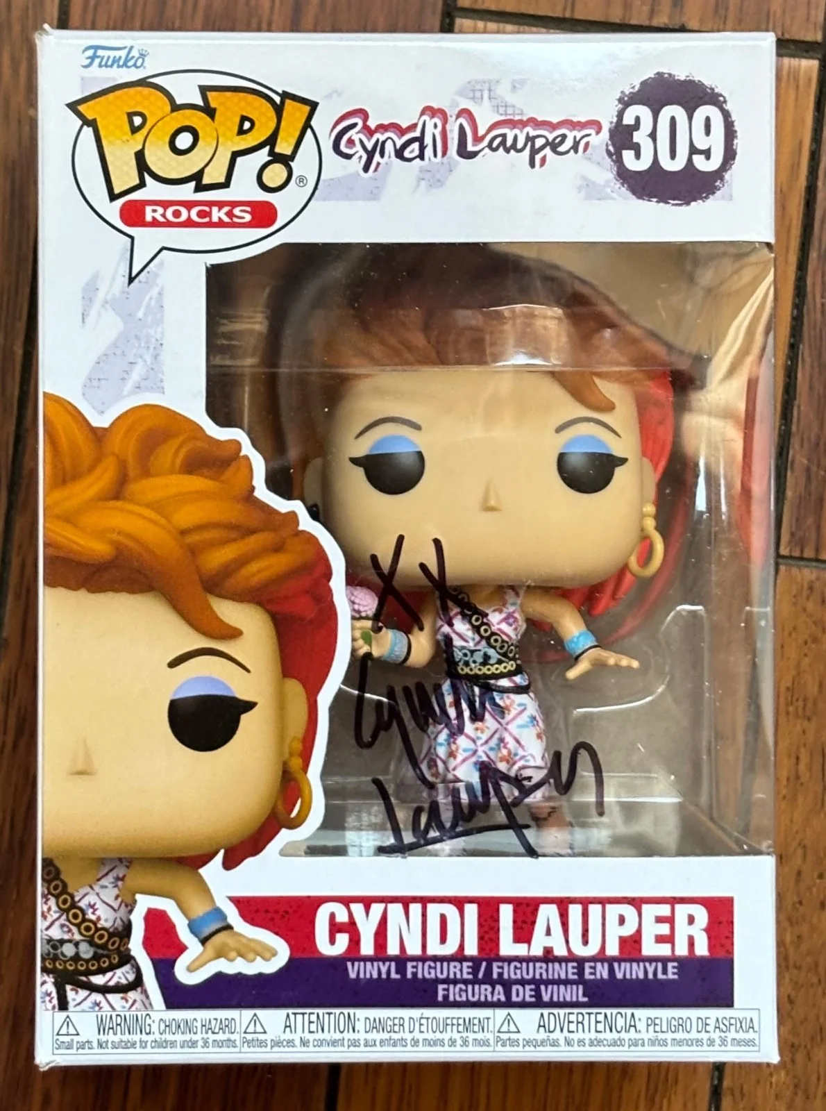 Cyndi Lauper — Cyndi Lauper Funko Pop Signed Autographed w/COA, image 4
