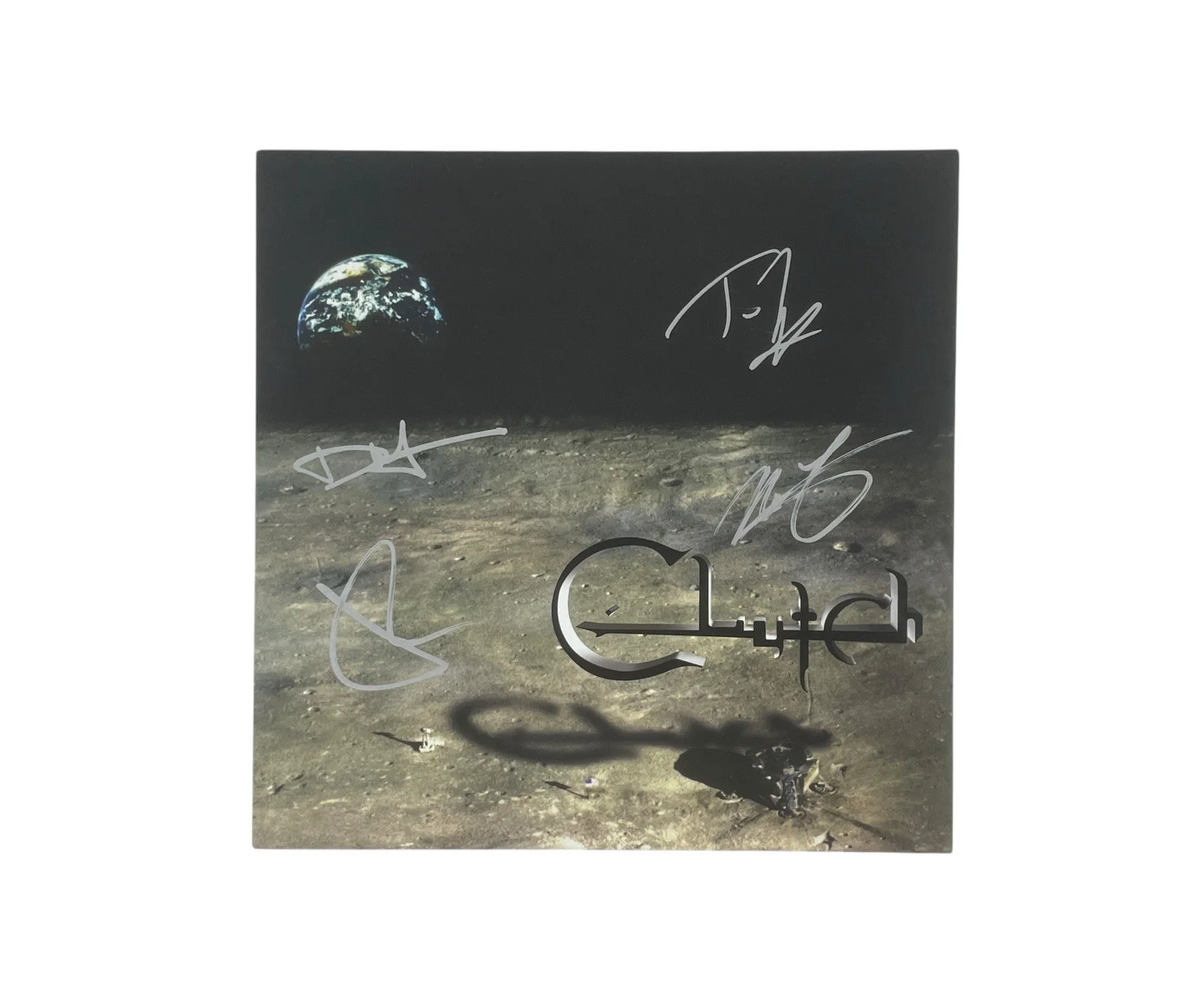 Clutch Band Signed Autographed Selftitled Reissue LP Vinyl Record Album ACOA COA, изображение 2