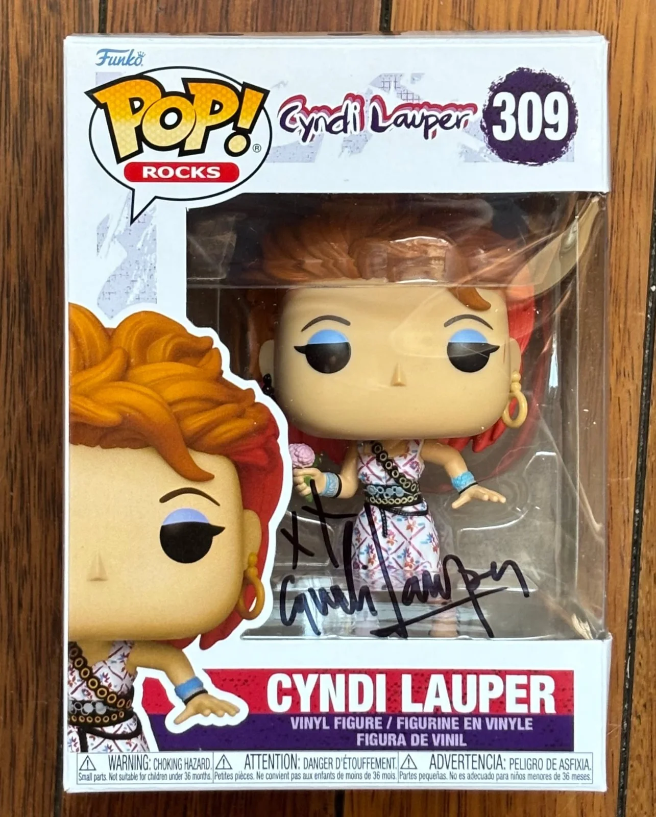 Cyndi Lauper — Cyndi Lauper Funko Pop Signed Autographed w/COA, image 4