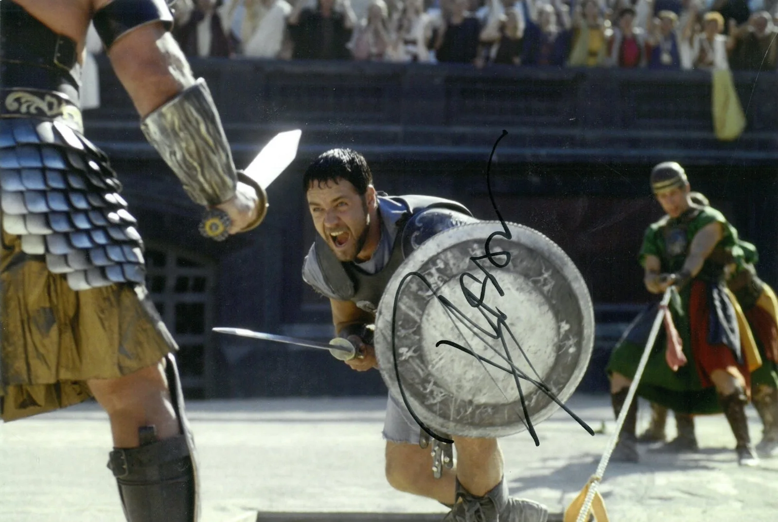 Russell Crowe — Russell Crowe Gladiator 8x12 movie autographed photo signed w/COA, image 4