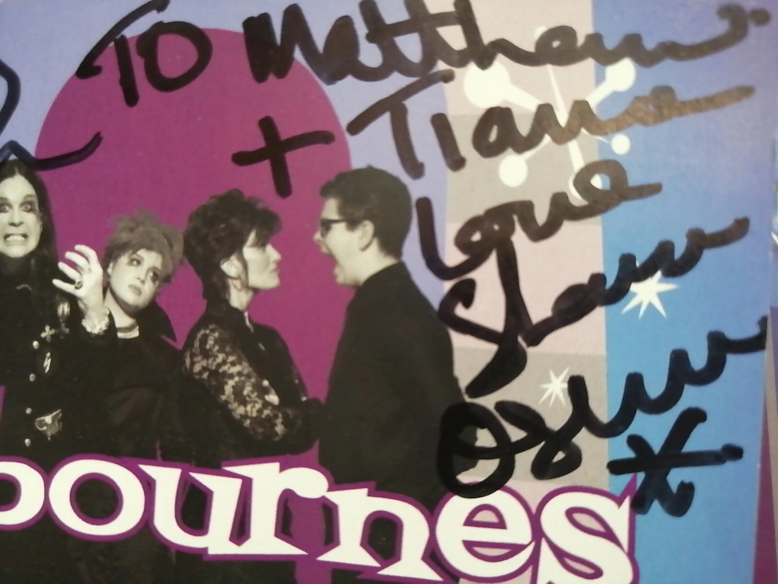Early SIGNED the Osbornes CD by Ozzy Sharon Kelly & Jack Osborne Black Sabbath, image 5