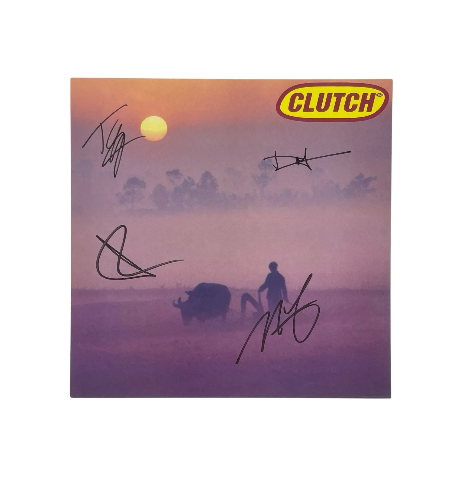 Clutch Band Signed Autographed Passive Restraints Reissue EP Vinyl Record Album, изображение 2