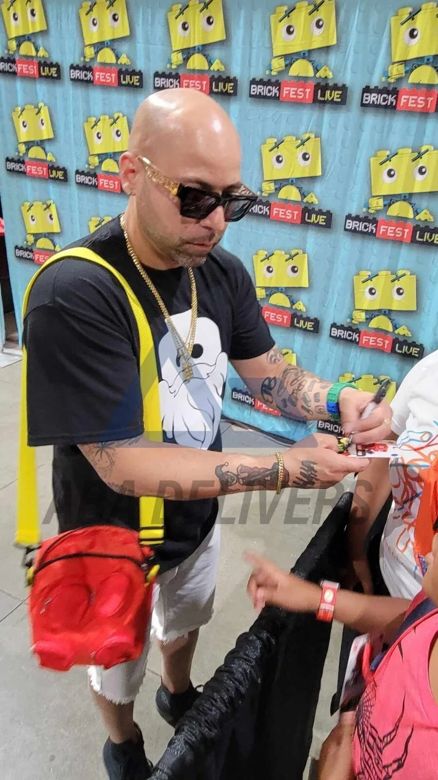 Manny Garcia Autograph Signed Sticker Brick FEST Live 2023 Lego Master Builder, image 2