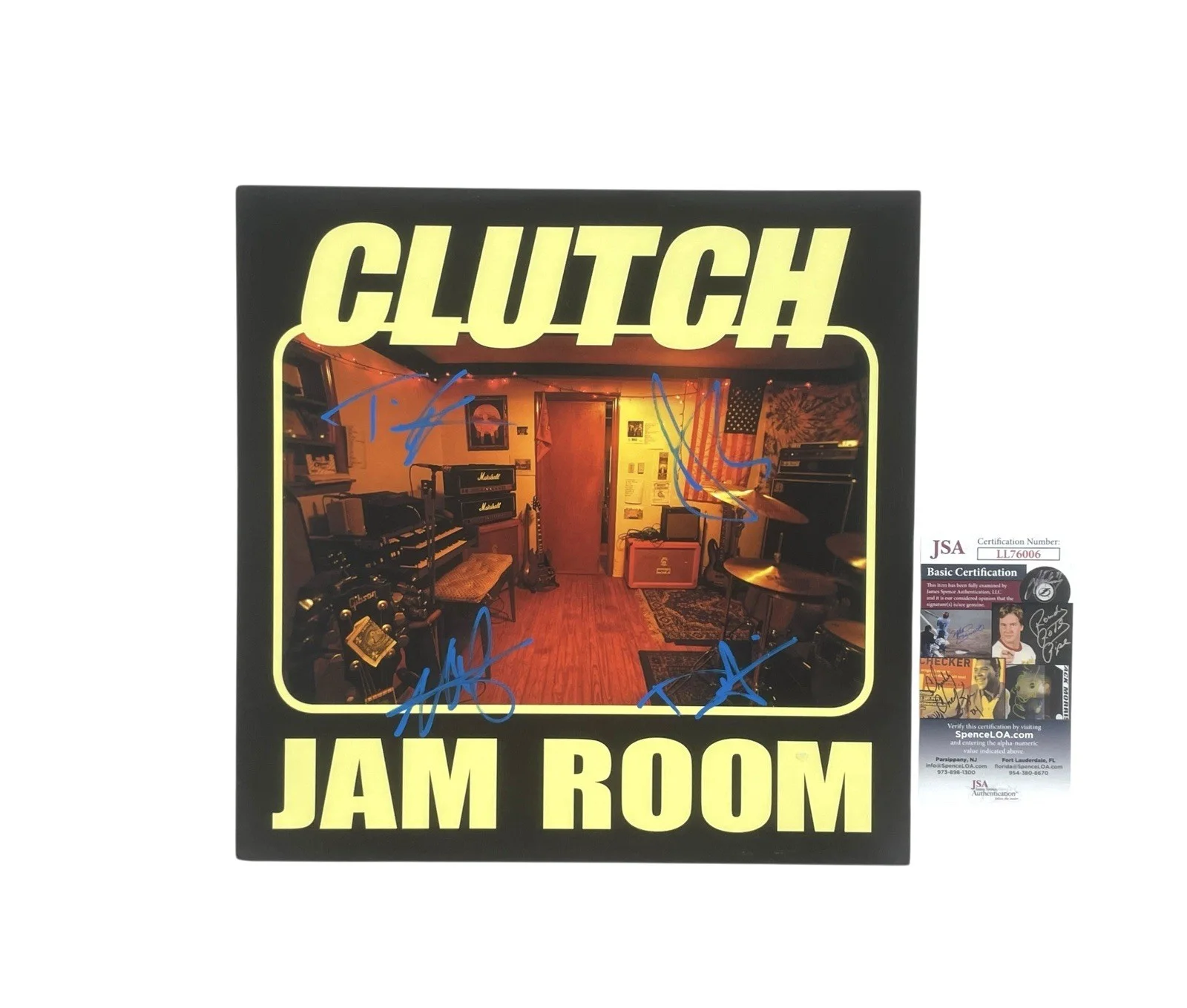 Clutch Signed Jam Room Limited Edition Orange Vinyl Record Album 2004 Reissue, image 2