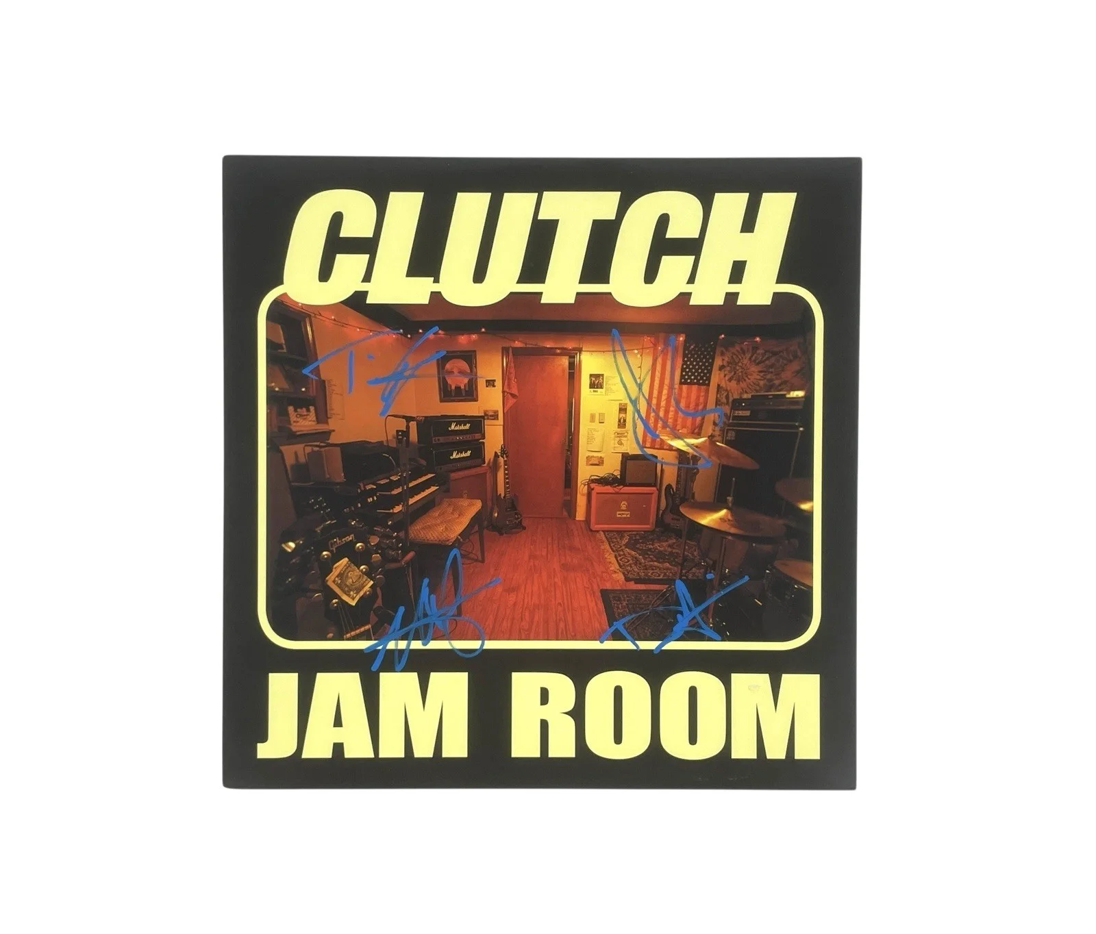 Clutch Signed Jam Room Limited Edition Orange Vinyl Record Album 2004 Reissue, image 5