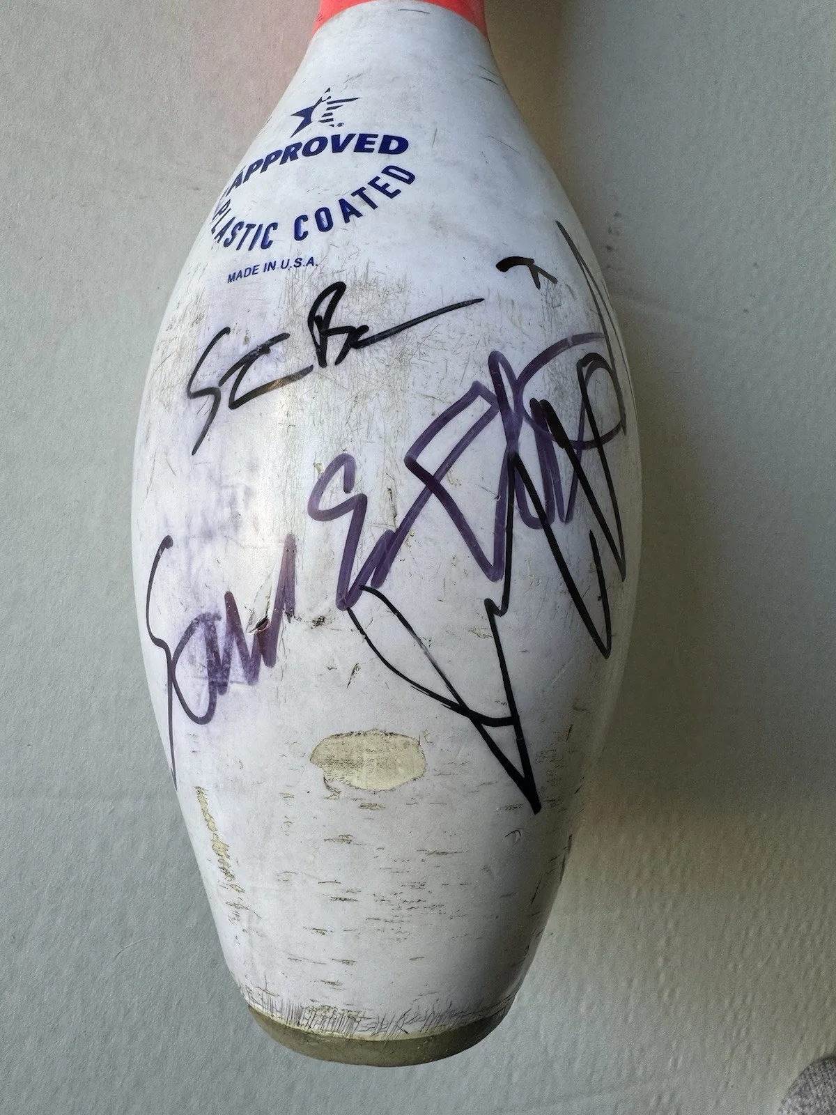 JEFF BRIDGES & Steve Buscemi Sam Elliot Signed BOWLING PIN The Dude SWAU COA 2, image 2