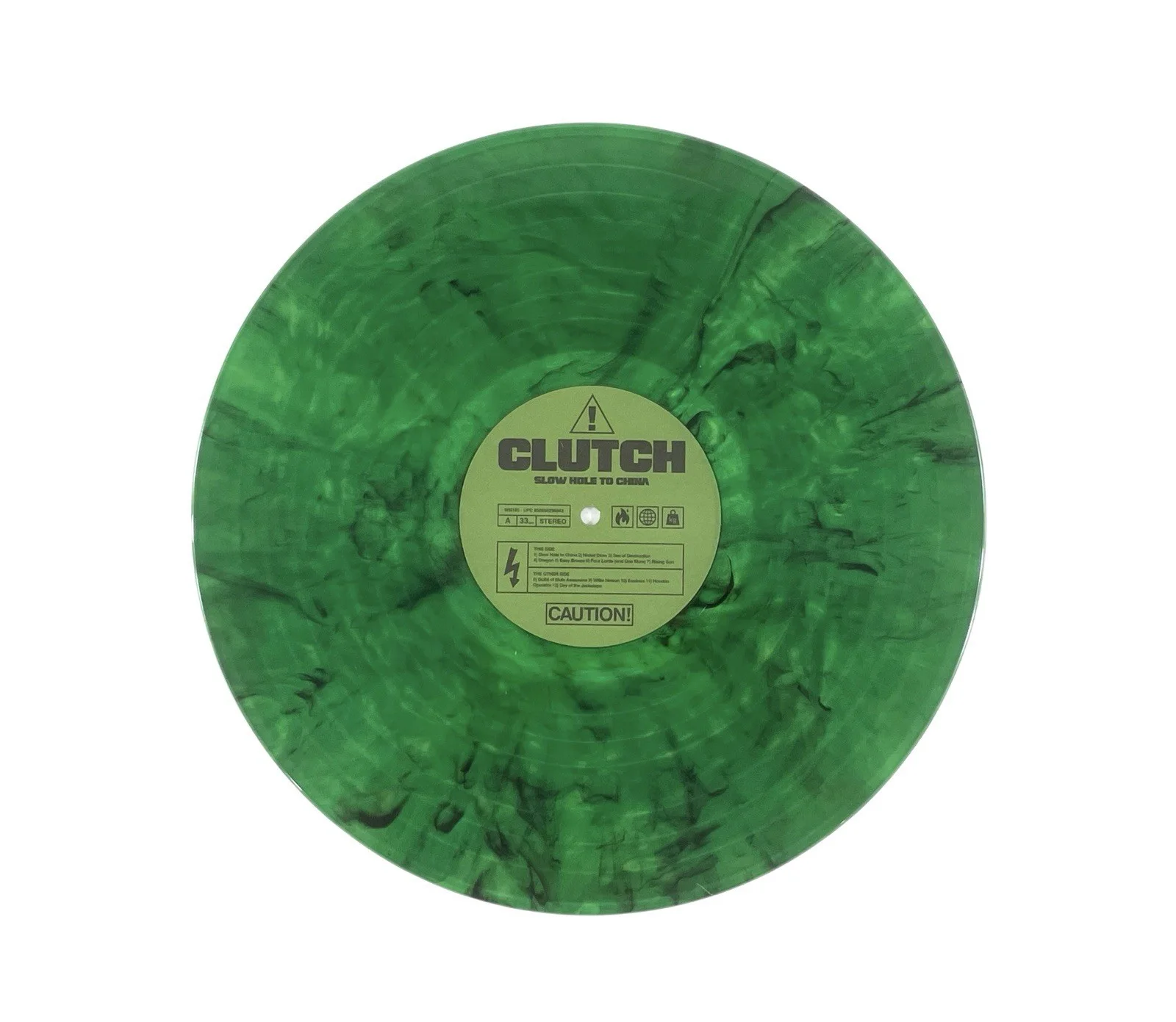 Clutch Band Signed Slow Hole to China Limited Edition Smoke Green Vinyl Album, изображение 3