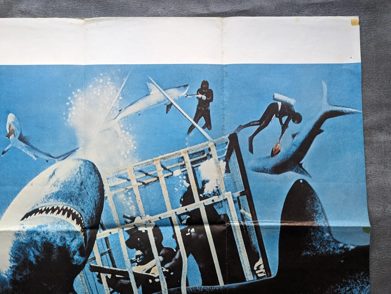 SHARKS' TREASURE (1975) UK Cinema Quad Poster Yaphet Kotto John Neilson, изображение 3