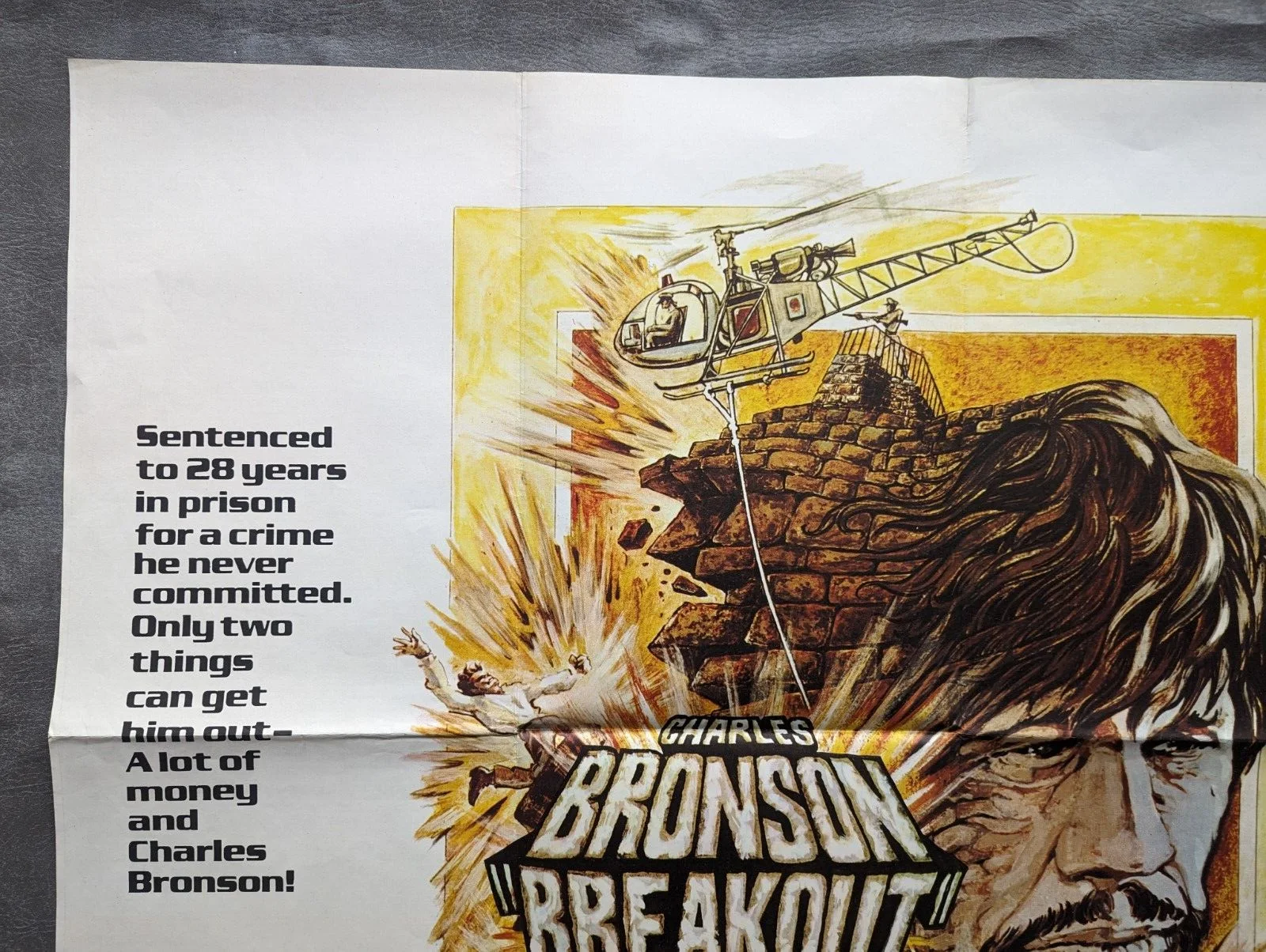 Breakout / The Lords of Flatbush 1975 Original UK Quad Cinema Poster, изображение 2