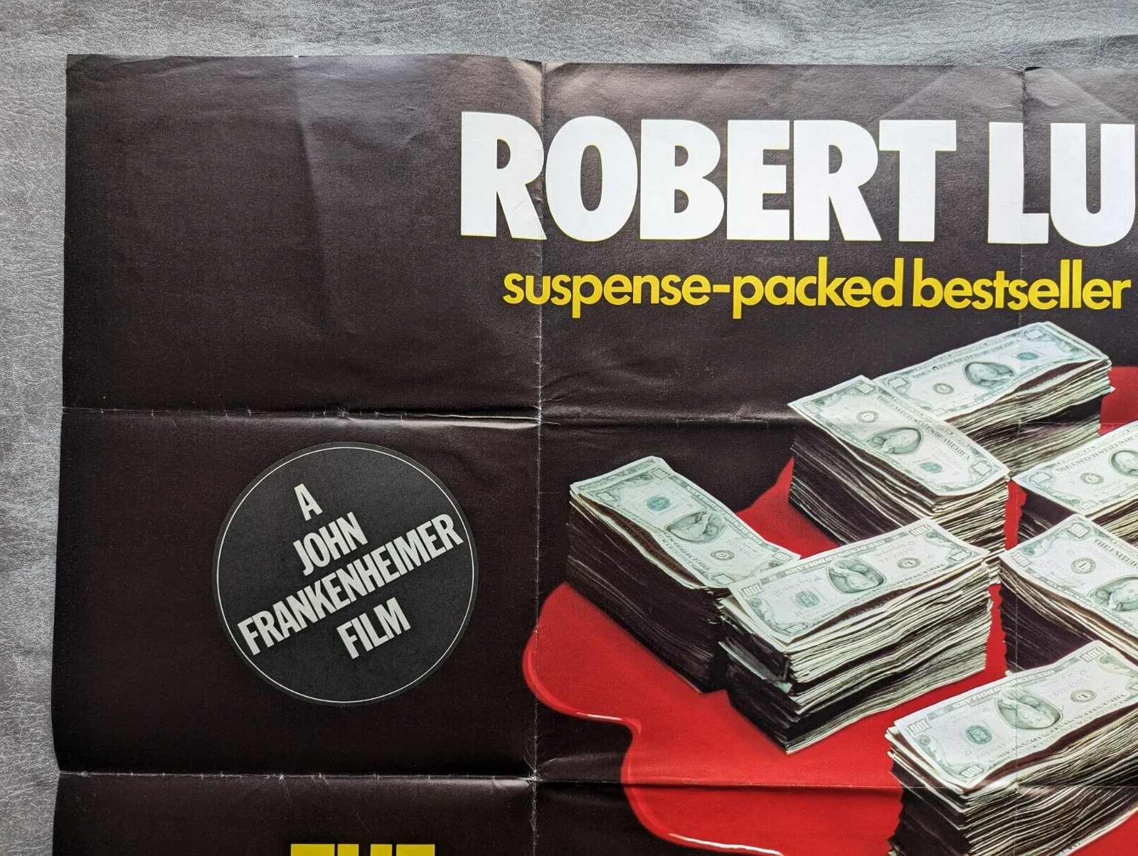 The Holcroft Covenant - 1985 Robert Ludlum Original UK Quad Cinema Poster Rare, изображение 2