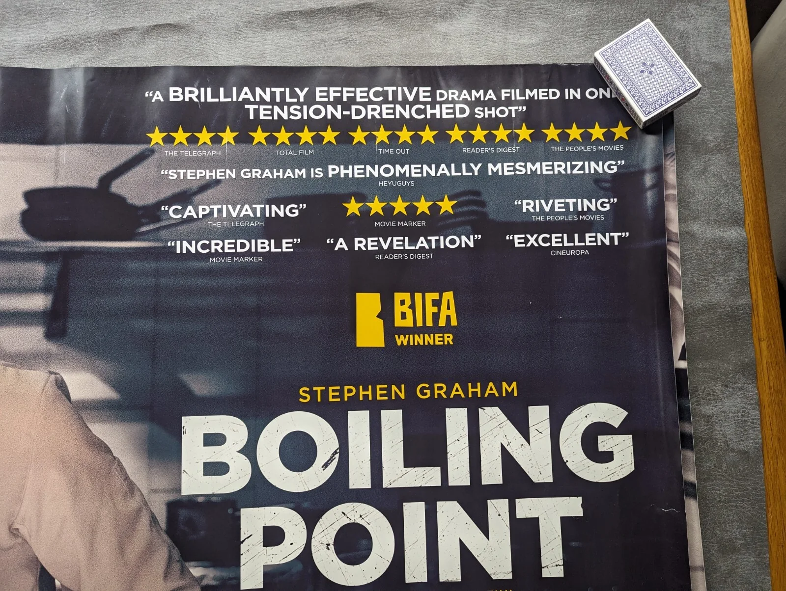 Boiling Point (2021) Original Quad Poster - Rare - Stephen Graham, image 4