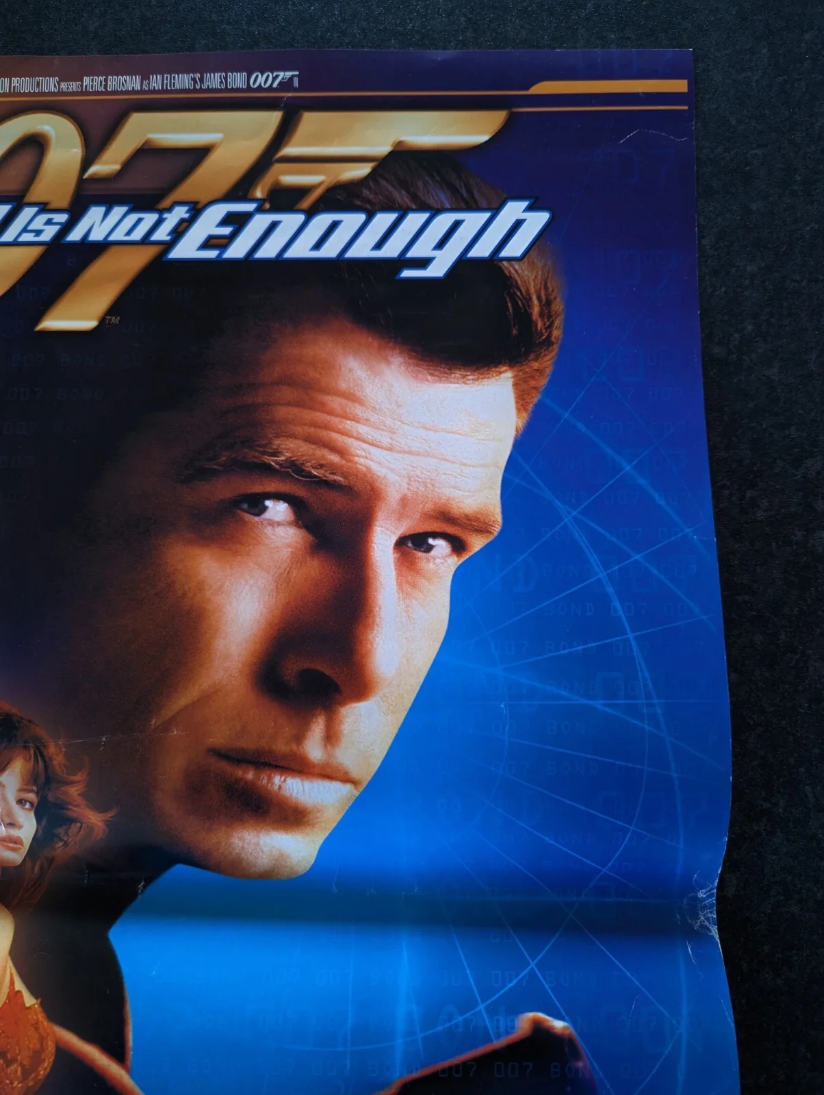 THE WORLD IS NOT ENOUGH - BOND 007 VIDEO DVD RELEASE PROMO POSTER - 1999, изображение 3