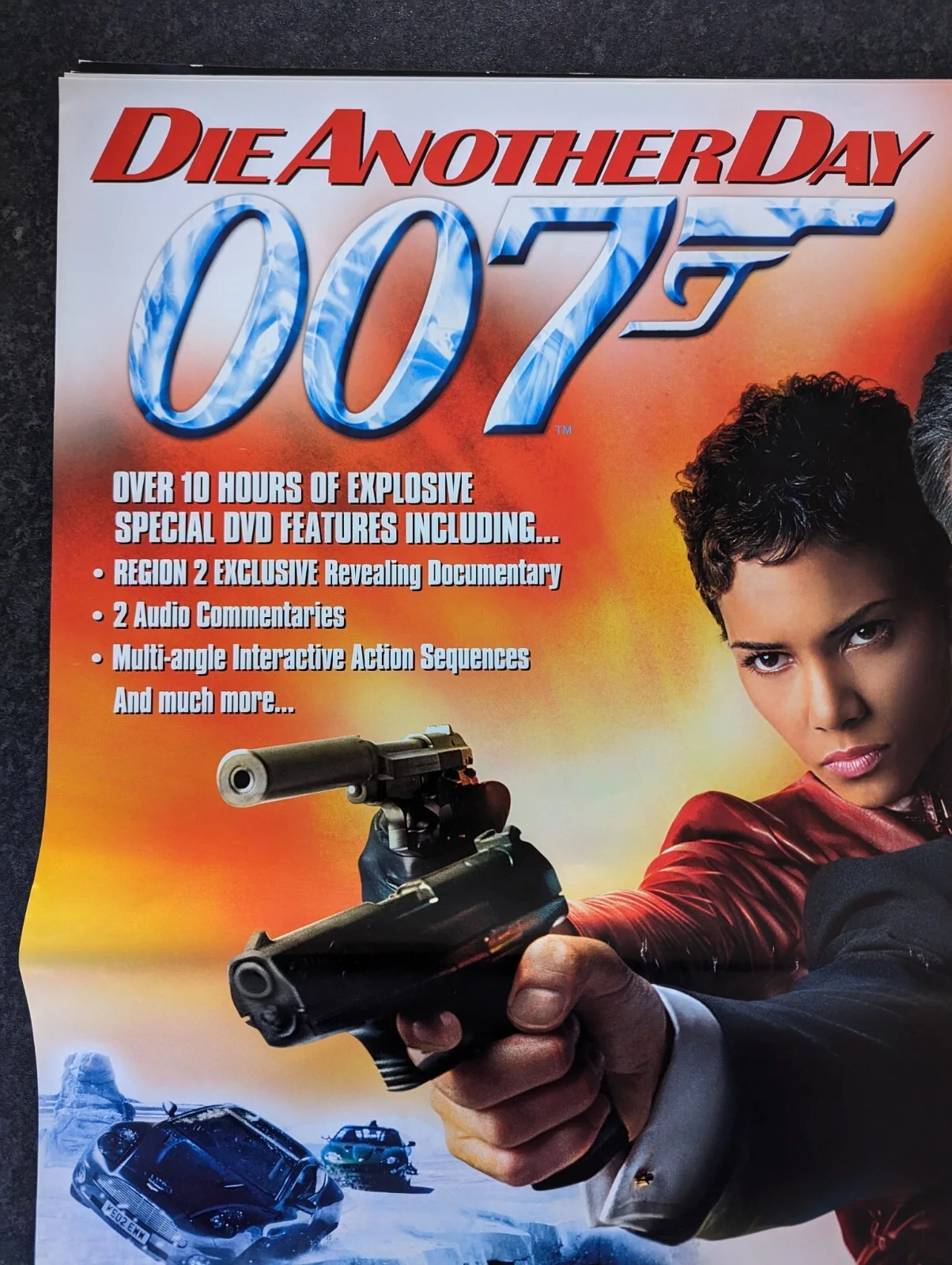 DIE ANOTHER DAY - BOND 007 - RARE SPECIAL VIDEO DVD RELEASE PROMO POSTER - 2003, изображение 3