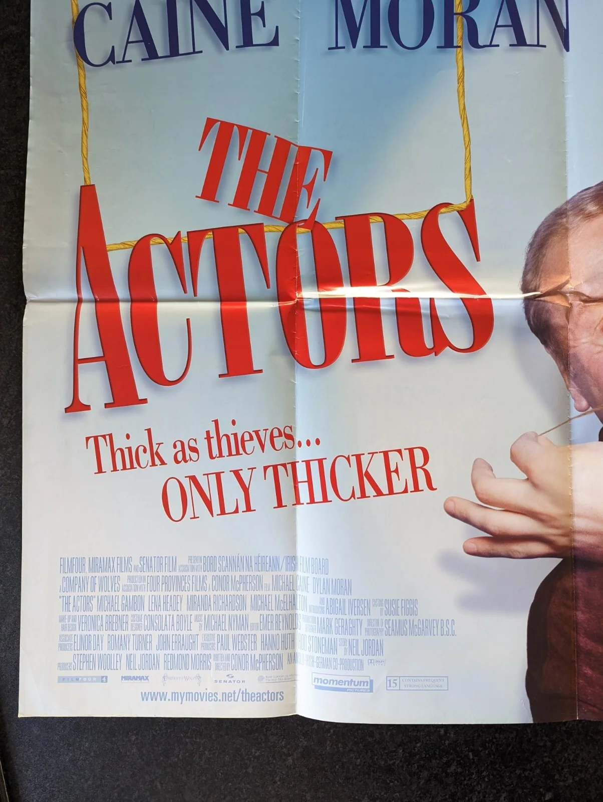 THE ACTORS - UK QUAD (30"x 40") ORIGINAL CINEMA POSTER MICHAEL CAINE, изображение 3