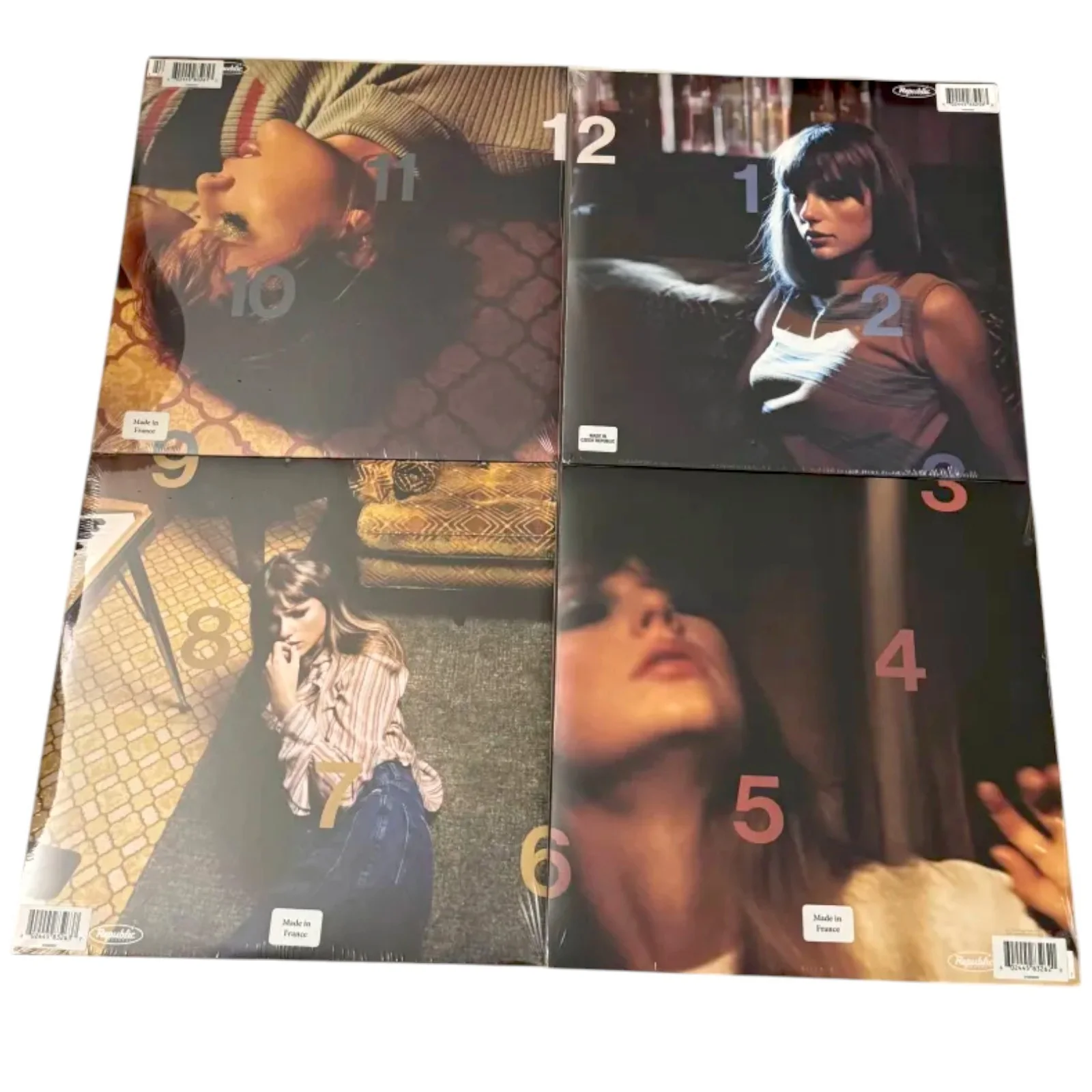 Taylor Swift Midnight Vinyls with Hand Signed Photo (set of 4 + clock), изображение 2