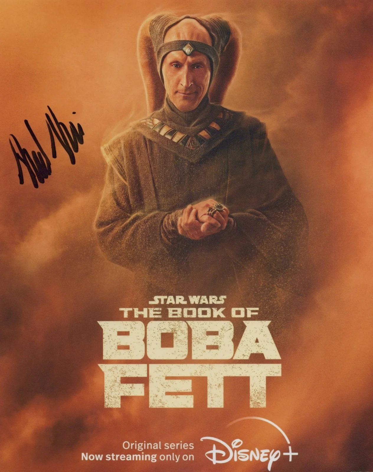 David Pasquesi — David Pasquesi as Veep The Majordomo in Star Wars The Book 8"x10" Signed Photo