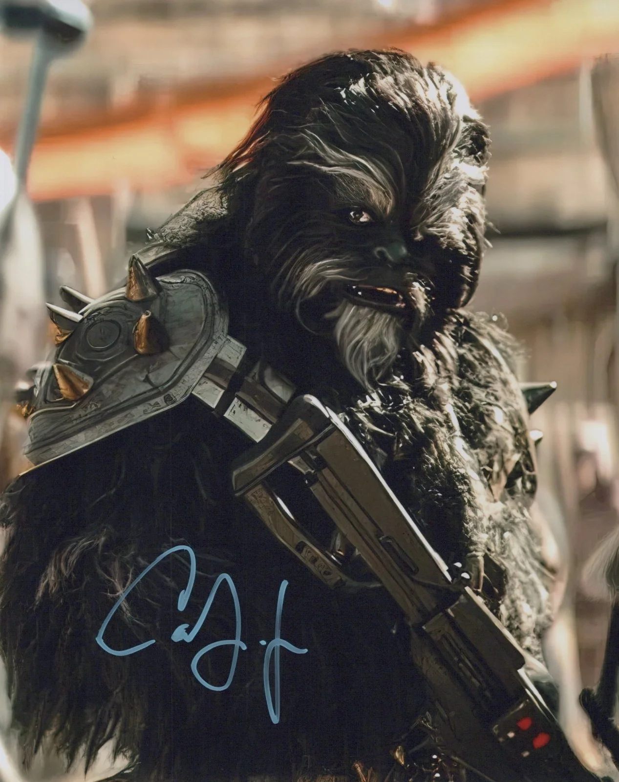Carey Jones — Carey Jones Star Wars The Book of Boba Fett "x10" Signed Photo