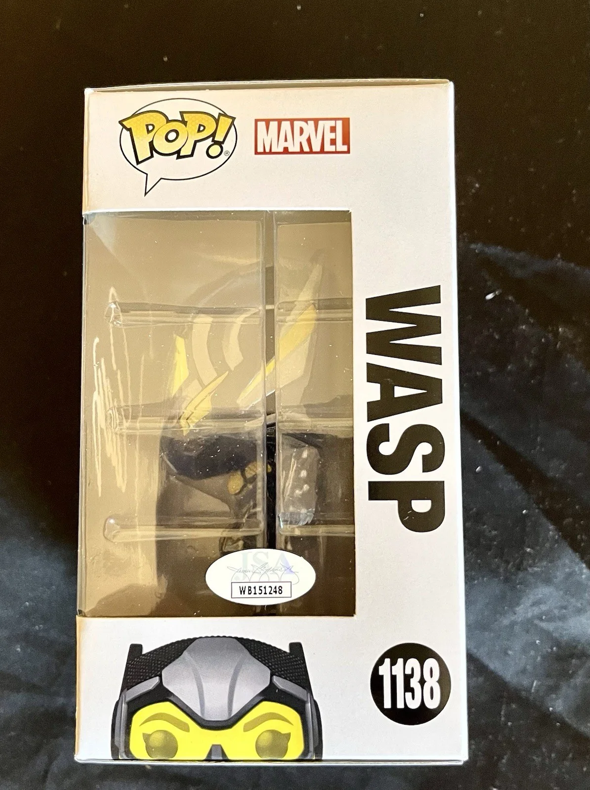 Evangeline Lilly — Evangeline Lilly Signed Wasp Funko (1138) JSA Hard Plastic Case Ant-Man ￼, image 3
