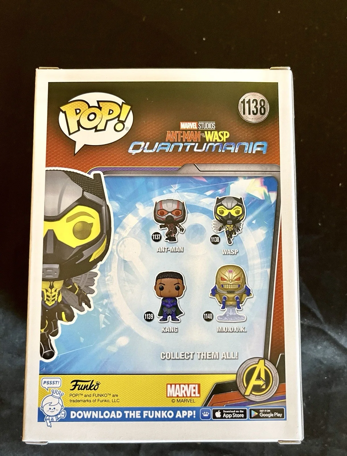 Evangeline Lilly — Evangeline Lilly Signed Wasp Funko (1138) JSA Hard Plastic Case Ant-Man ￼, image 5