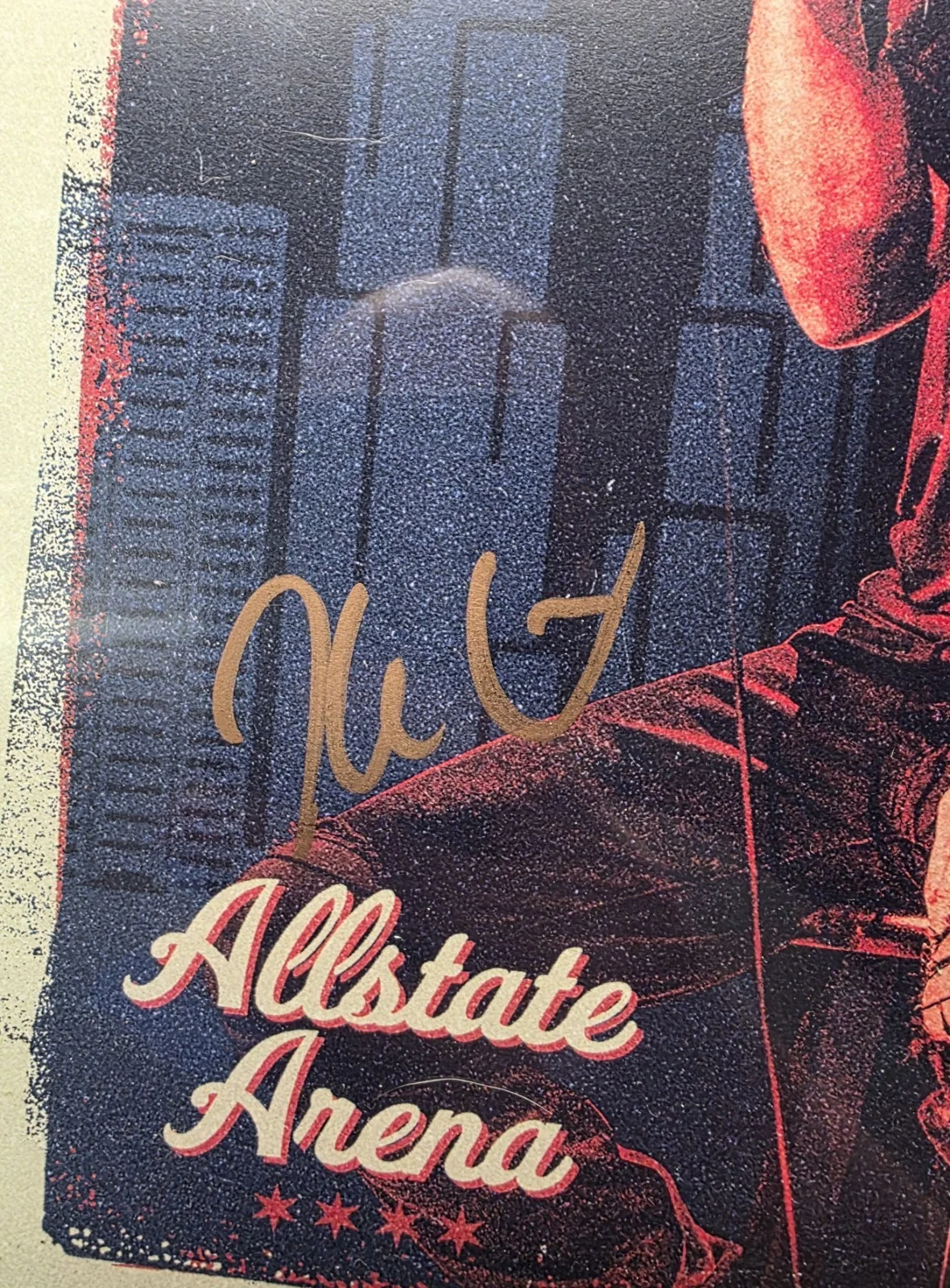 Theo Von Signed 11x17 'Return of the Rat' Live In Chicago Tour Poster Becket COA, изображение 2