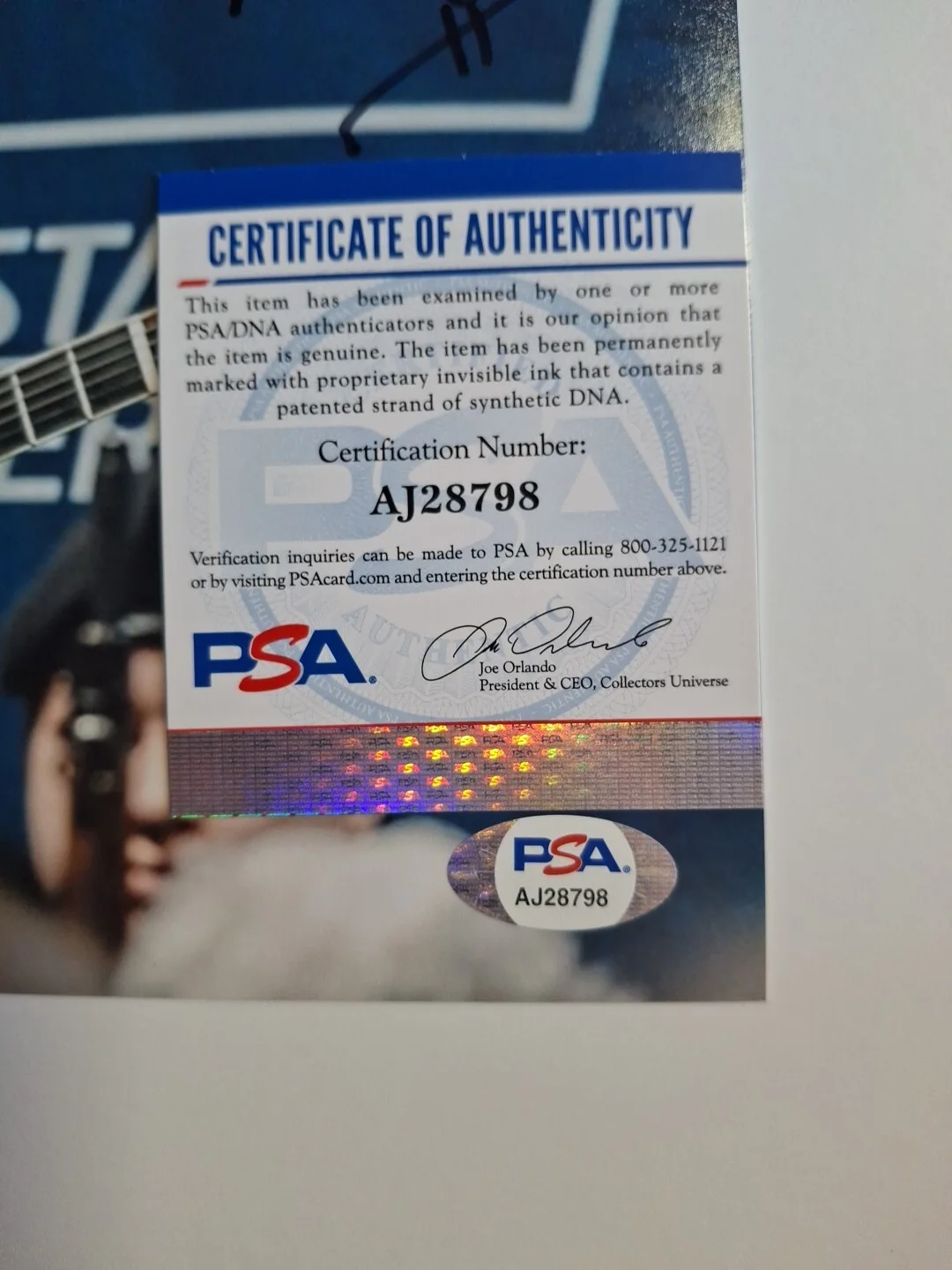 lee greenwood — Lee Greenwood Autographed Signed 8x10 Psa DNA Aj28798, image 2