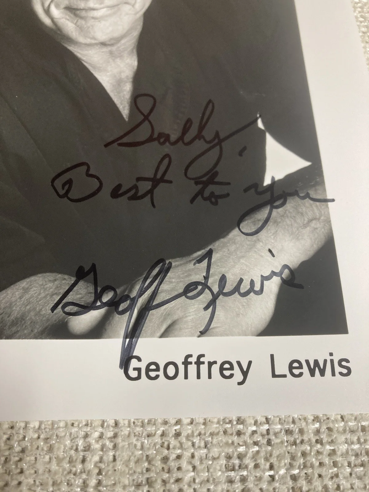 geoffrey lewis — Autograph Picture of Geoffrey Lewis -actor Deceased, image 3
