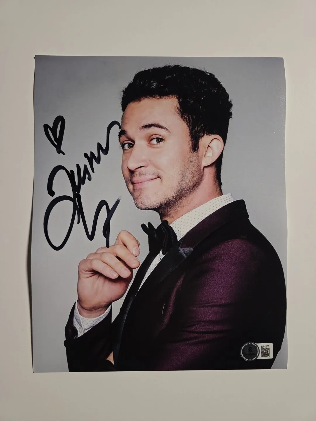 Justin Willman — Justin Willman "Magic for Humans" Signed 8x10 Photo Beckett BV81277