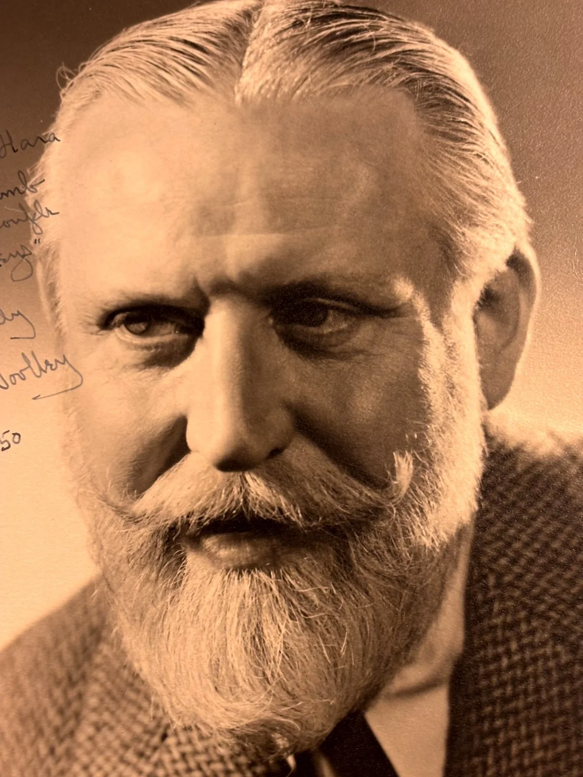Monty Woolley Great Very Rare Early Autographed Photo 40s Man Came To Dinner, изображение 4