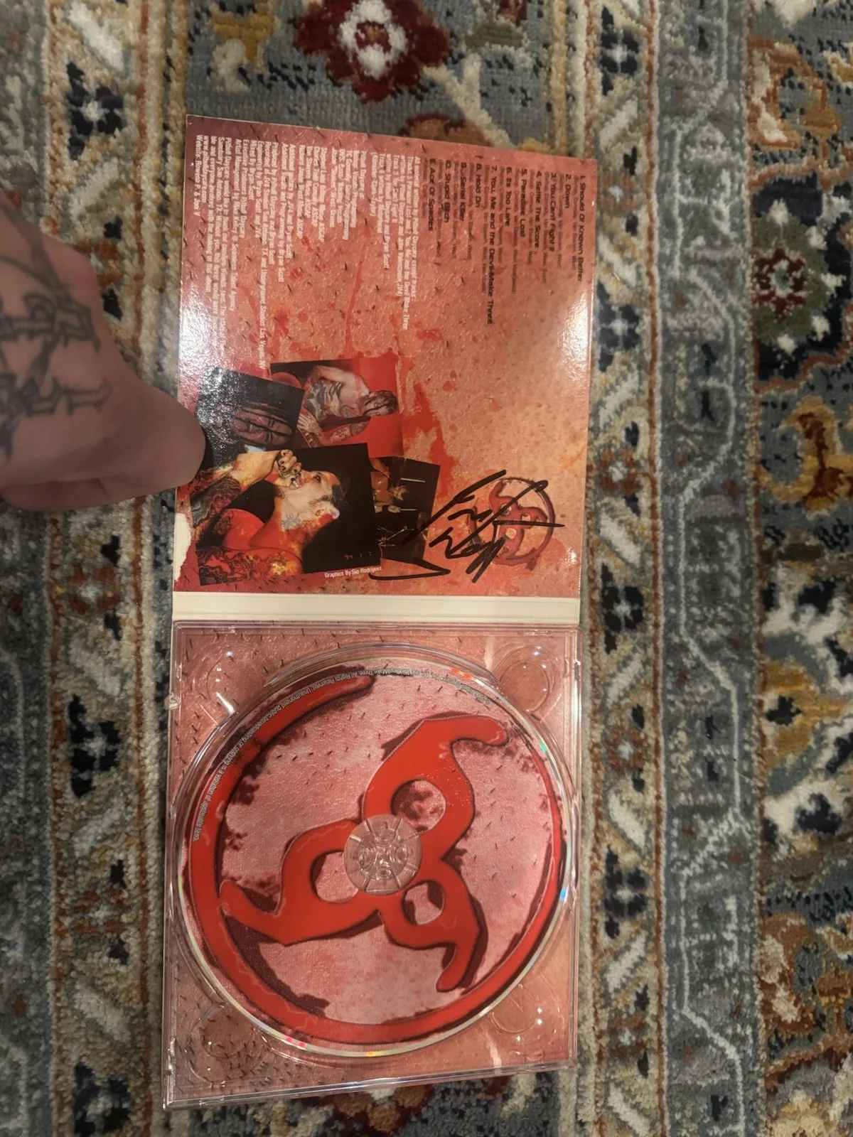 You Me & The Devil Make Three by Pitbull Daycare (CD 2006) SIGNED AUTOGRAPHED, image 2
