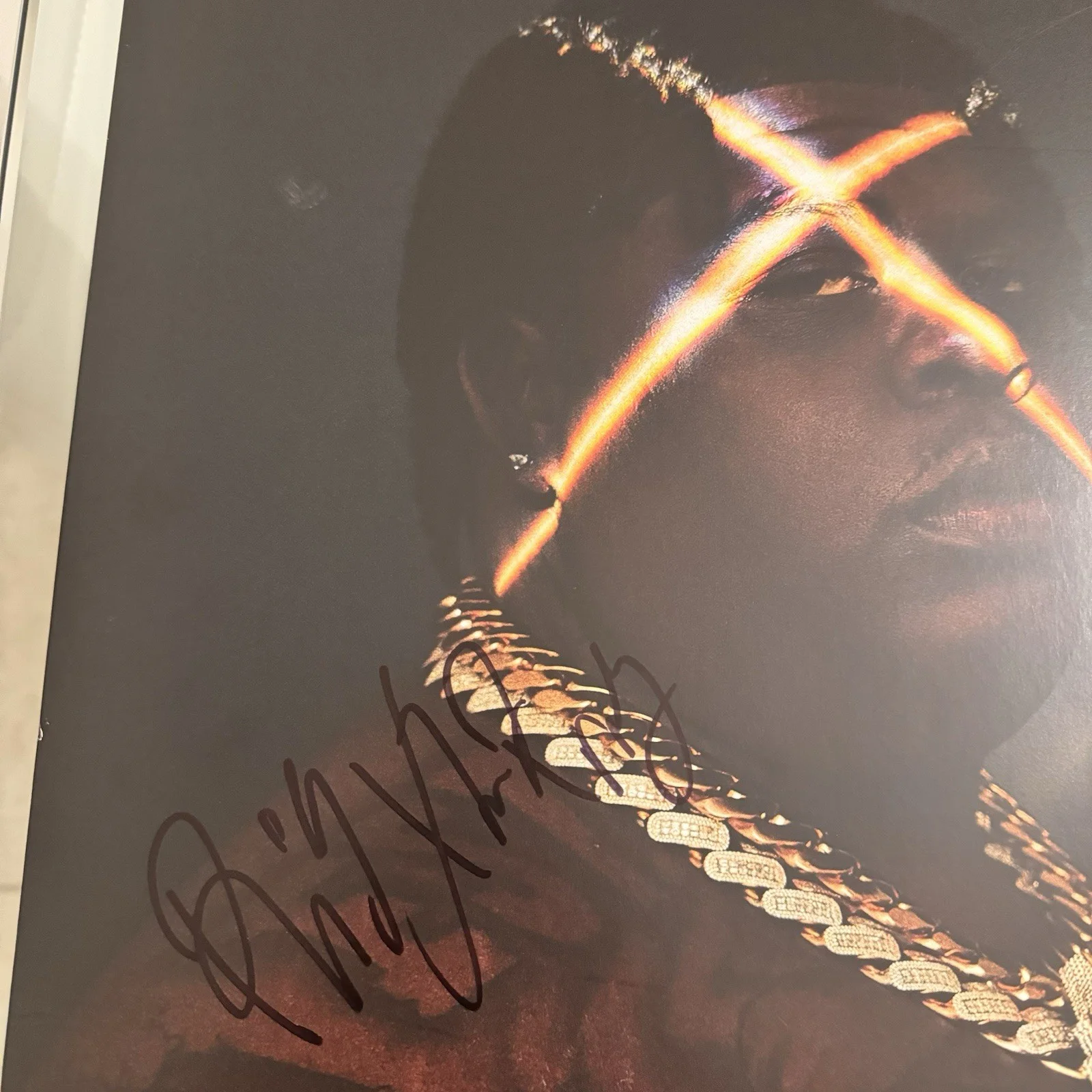 BIGXTHAPLUG SIGNED TAKE CARE LP VINYL RECORD ALBUM BIG X THA PLUG JSA COA, image 2