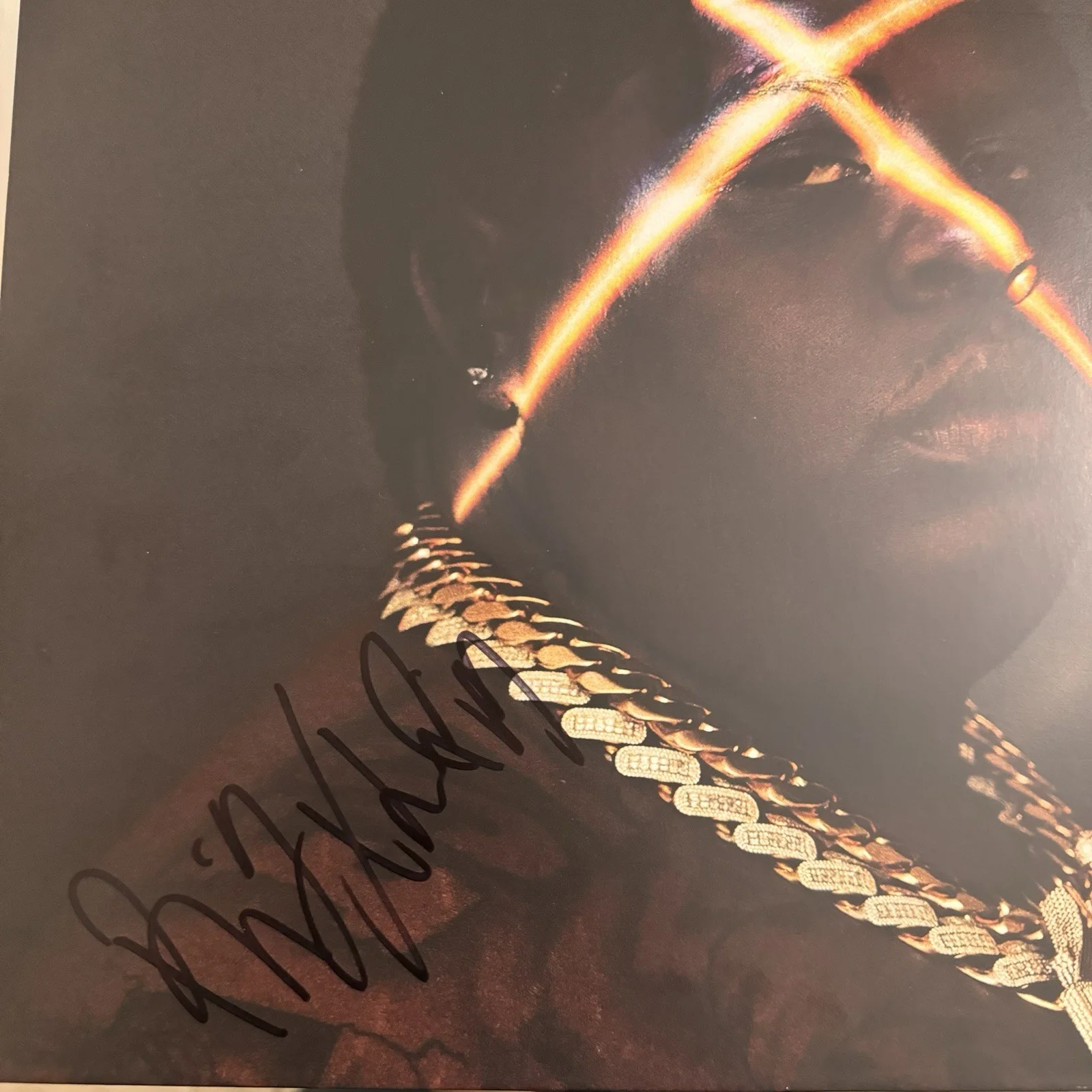 BIGXTHAPLUG SIGNED TAKE CARE LP VINYL RECORD ALBUM BIG X THA PLUG JSA COA, изображение 2