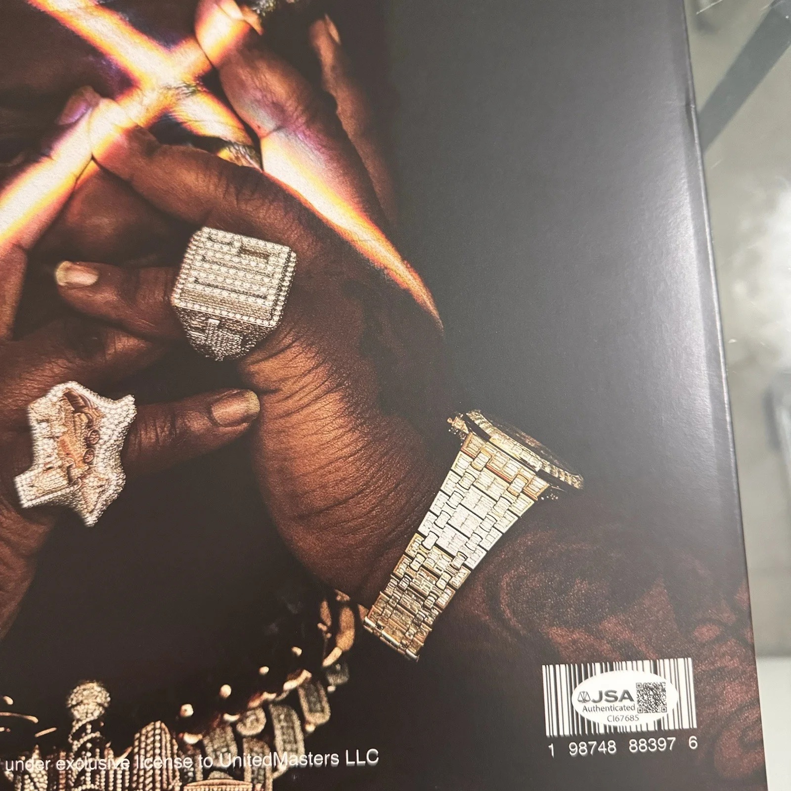 BIGXTHAPLUG SIGNED TAKE CARE LP VINYL RECORD ALBUM BIG X THA PLUG JSA COA, изображение 4