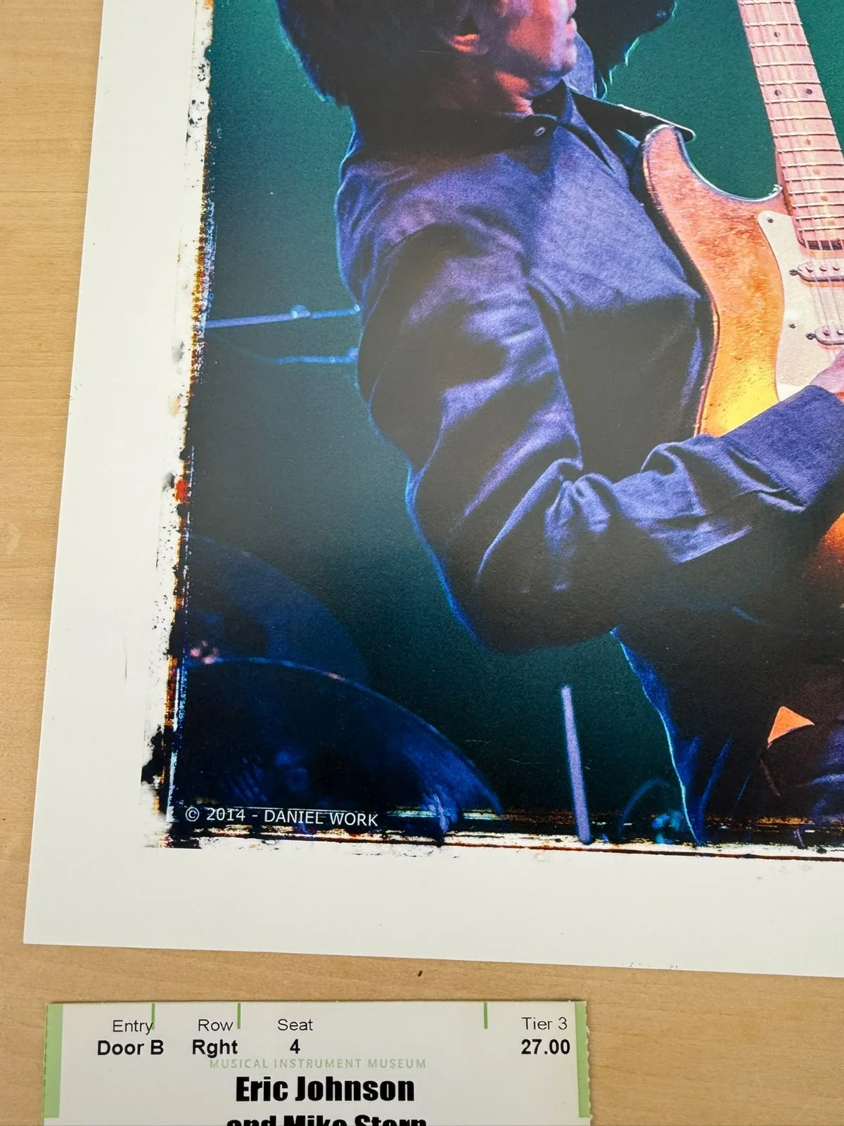 Eric Johnson Legendary Guitarist & Mike Stern Signed 18x12 Photo Autograph, image 4