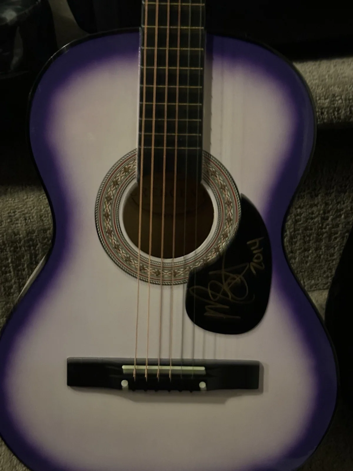 Acoustic Guitar Signed by Miranda Lambert Mil-City Collectibles Authenticated, image 2