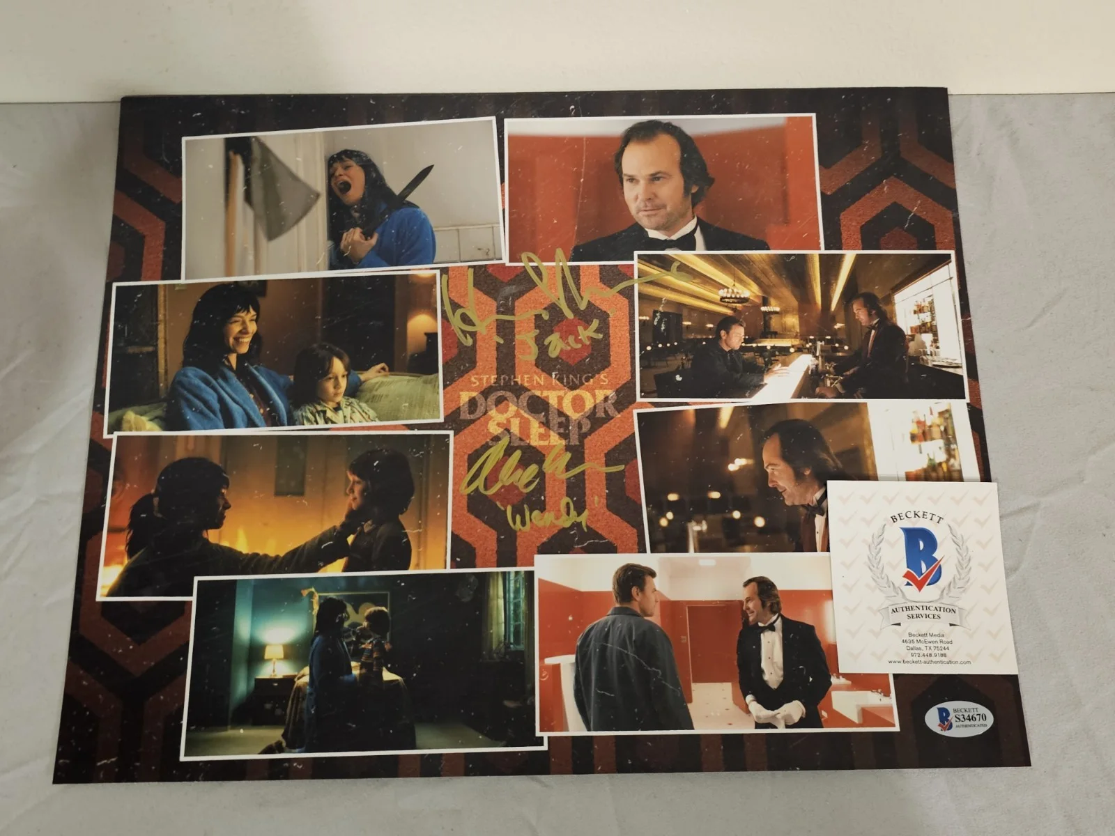 Henry Thomas — Doctor Sleep Signed 11x14 Henry Thomas Alex Essoe The Shining Beckett BAS Horror, image 2