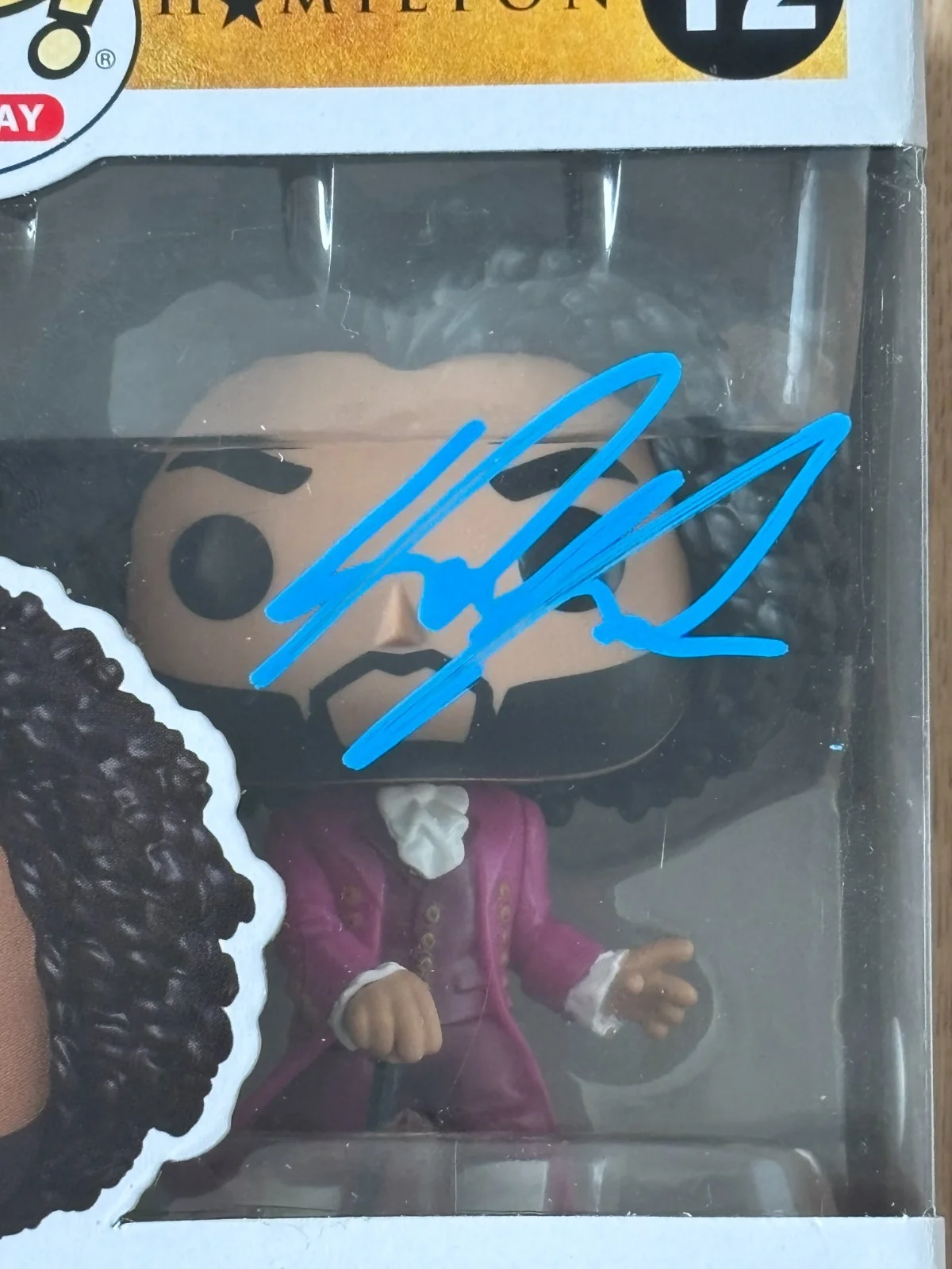 DAVEED DIGGS — DAVEED DIGGS SIGNED AUTOGRAPHED HAMILTON THOMAS JEFFERSON FUNKO POP 12 JSA COA, image 2