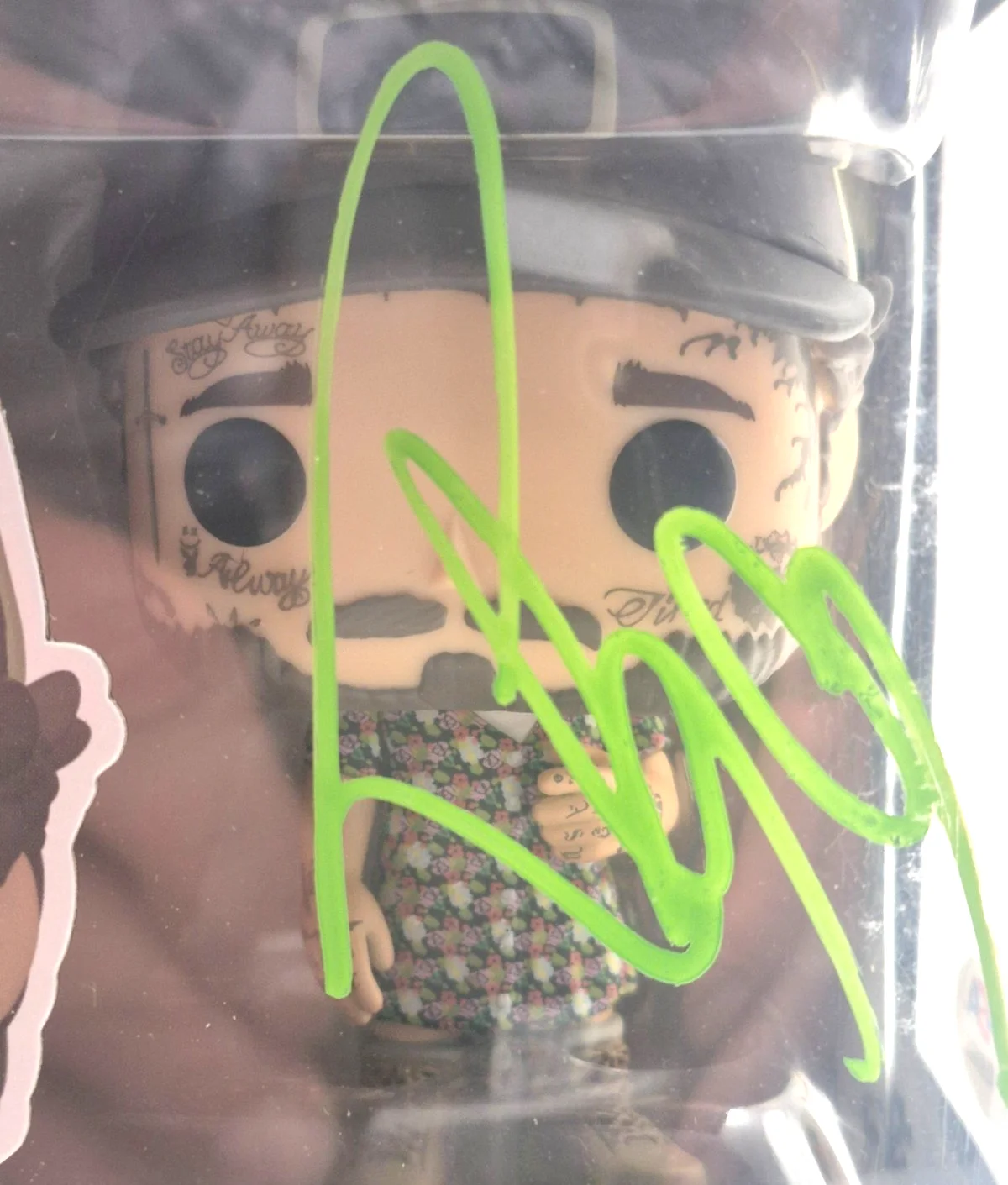 POST MALONE SIGNED AUTOGRAPHED FUNKO POP 254 SUNFLOWER WHITE IVERSON PSA COA, image 3