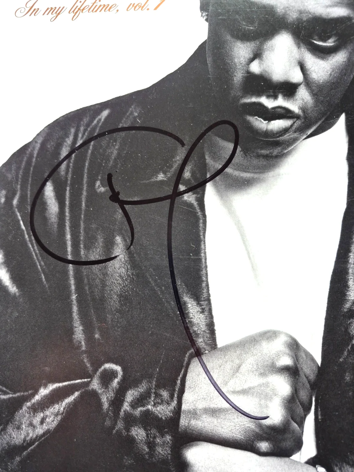 JAY-Z SIGNED AUTOGRAPHED IN MY LIFETIME, VOL. 1 ALBUM VINYL BEYONCE RARE JSA COA, изображение 2