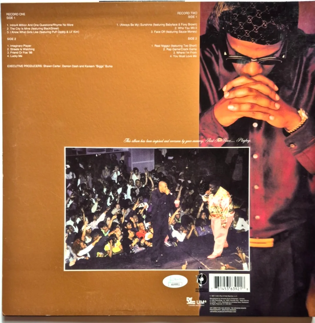 JAY-Z SIGNED AUTOGRAPHED IN MY LIFETIME, VOL. 1 ALBUM VINYL BEYONCE RARE JSA COA, изображение 3