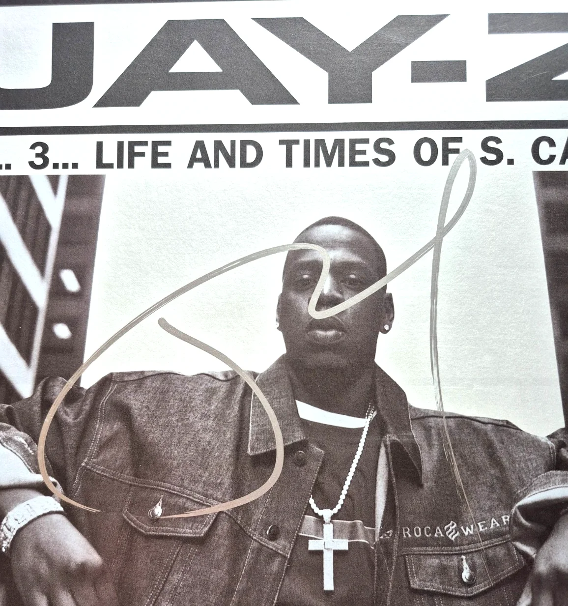JAY-Z — JAY-Z SIGNED AUTOGRAPH LIFE AND TIME OF SEAN CARTER VOL 3 ALBUM VINYL JSA COA, изображение 2