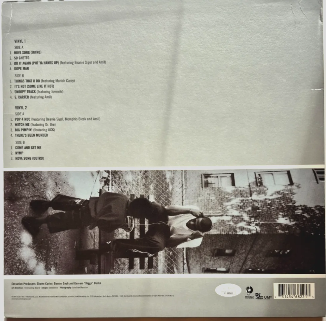 JAY-Z — JAY-Z SIGNED AUTOGRAPH LIFE AND TIME OF SEAN CARTER VOL 3 ALBUM VINYL JSA COA, изображение 3