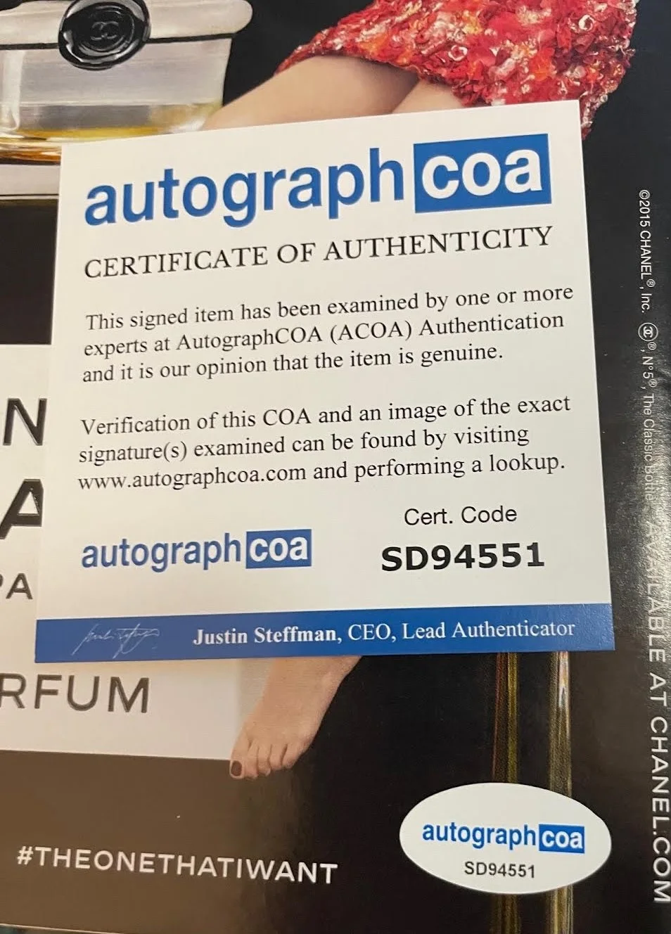 Al Pacino — AL PACINO signed China Doll playbill auto AUTOGRAPH IP Godfather ACOA LOA cert, image 3
